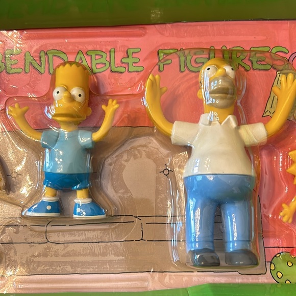 Vintage The Simpsons Bendable Figures 1990 new in box. Collectible - Picture 3 of 10